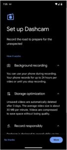 Google Dashcam 3