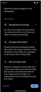 Google Dashcam 4