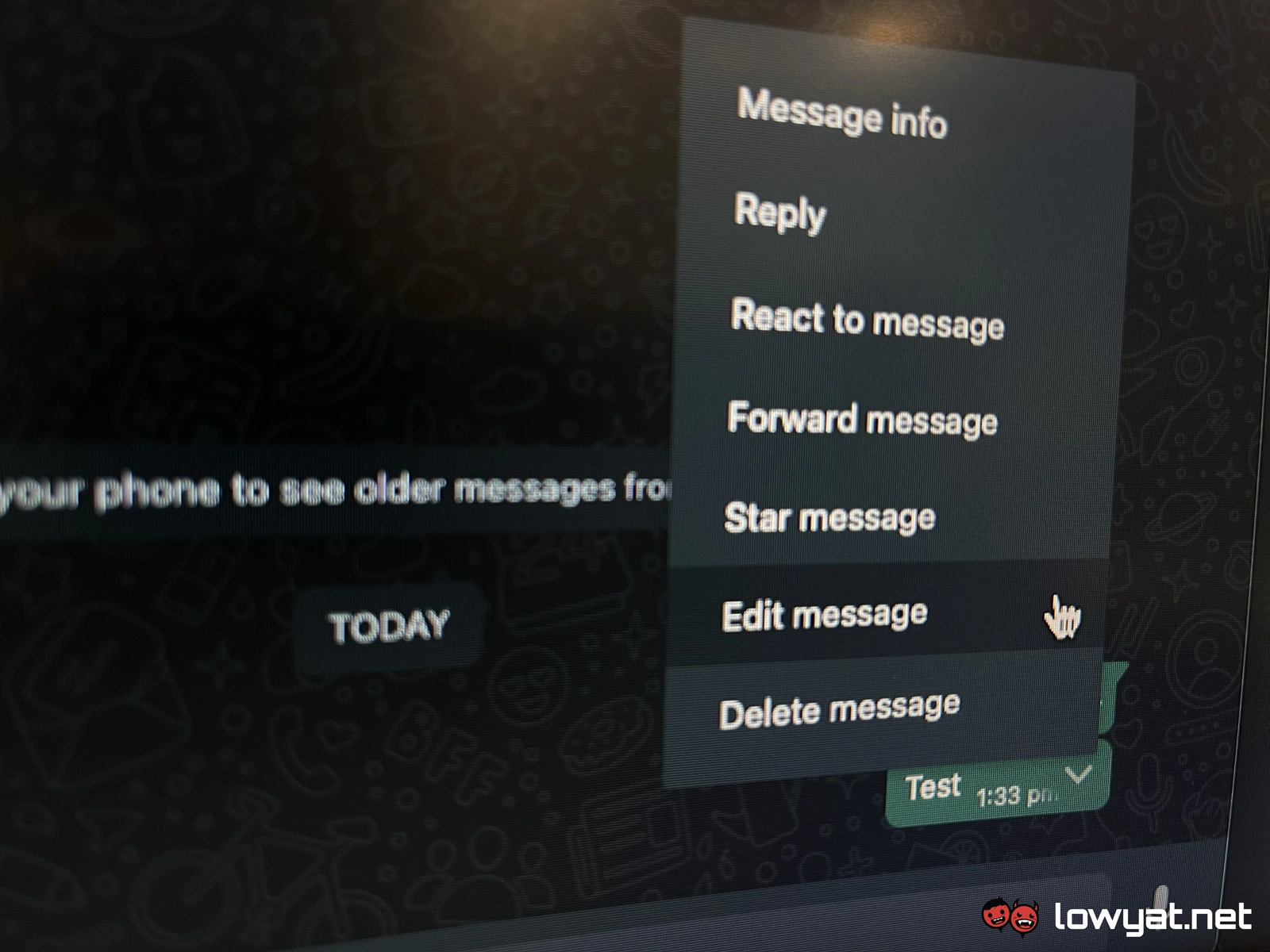 WhatsApp Officially Rolls Out New Message Editing Feature - 1