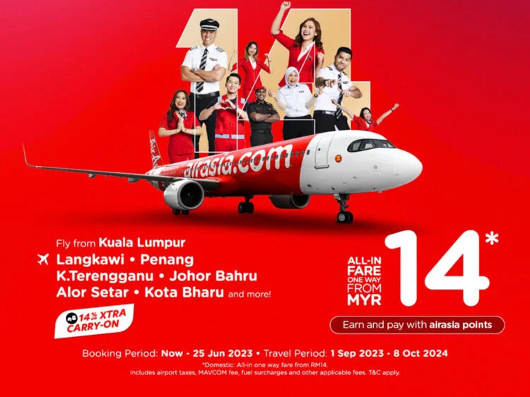 Airasia Launches One Way Flight Promo Starting From Rm14 Lowyat