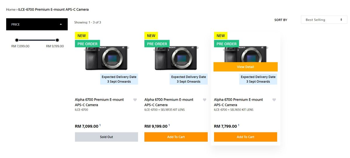 Sony Alpha A6700 pre-order malaysia