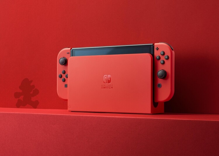 Nintendo Switch OLED Mario Red