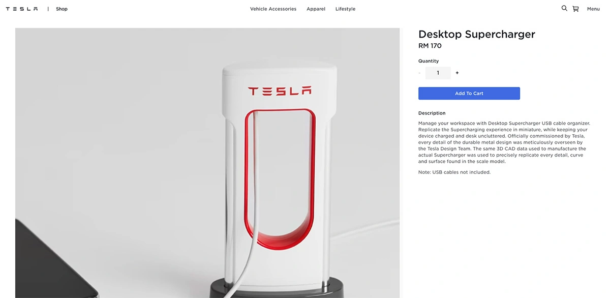 Tesla Shop Malaysia opens Cyberwhistle