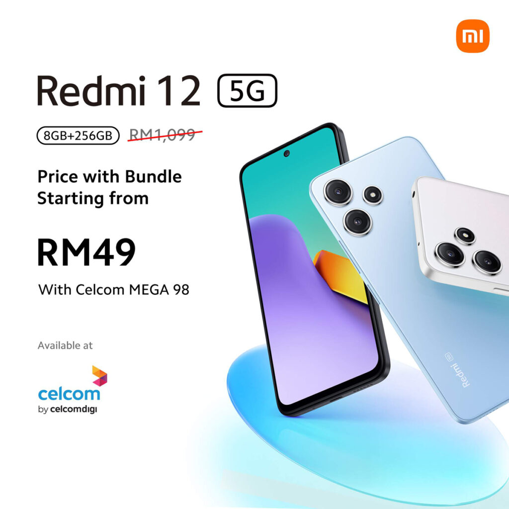 Xiaomi Redmi 12 5G celcomdigi