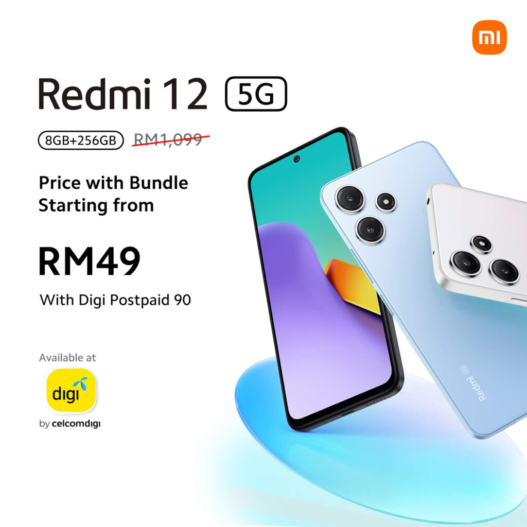 Xiaomi Redmi 12 5G celcomdigi