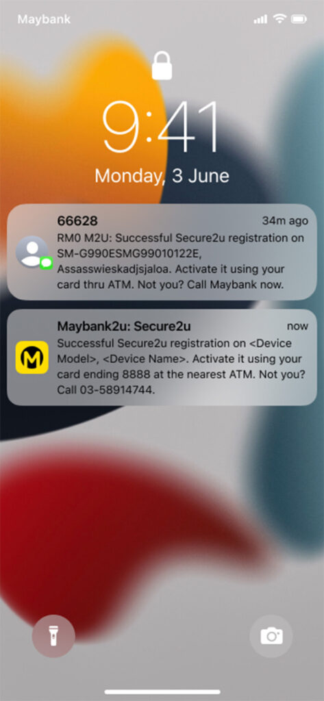 Maybank Secure2u lyn