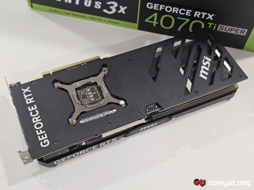 MSI Ventus 3X GeForce RTX 4070 Ti Super Product Shot 4