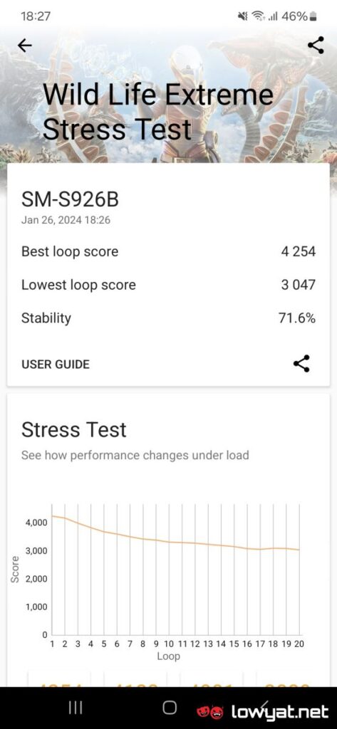 samsung galaxy s24 plus bench