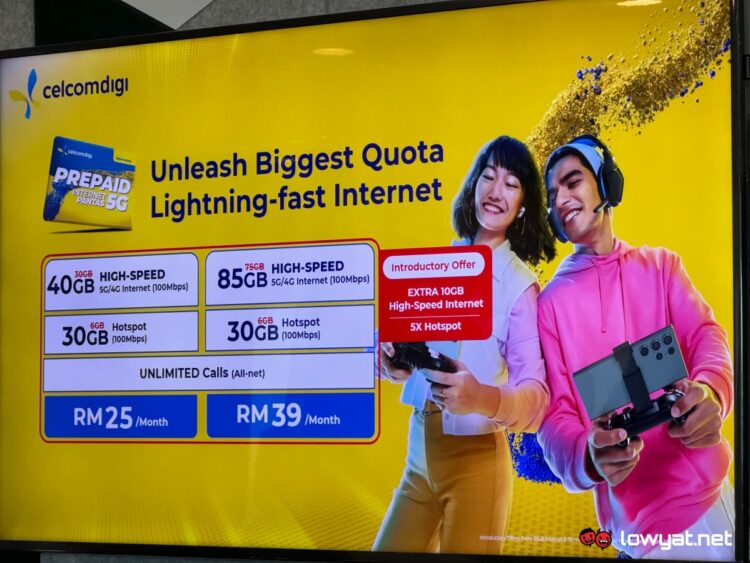 CelcomDigi Launches New 5G Prepaid Plans; Starts From RM25/month ...