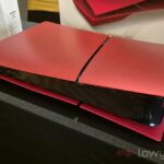 PS5 slim plates Volcanic Red