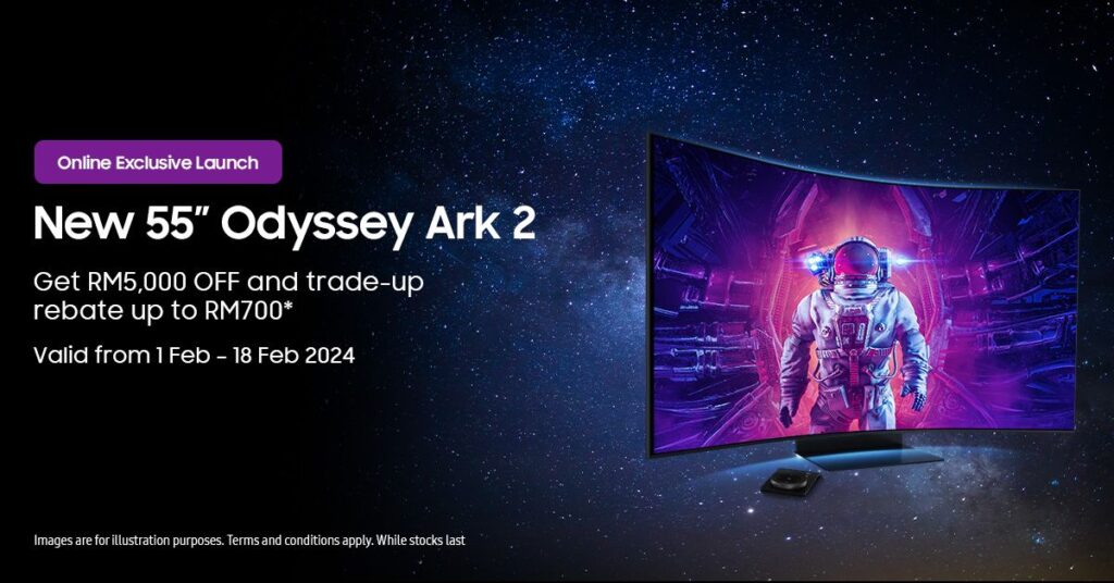 Samsung Odyssey Ark Online Exclusive Launch 1