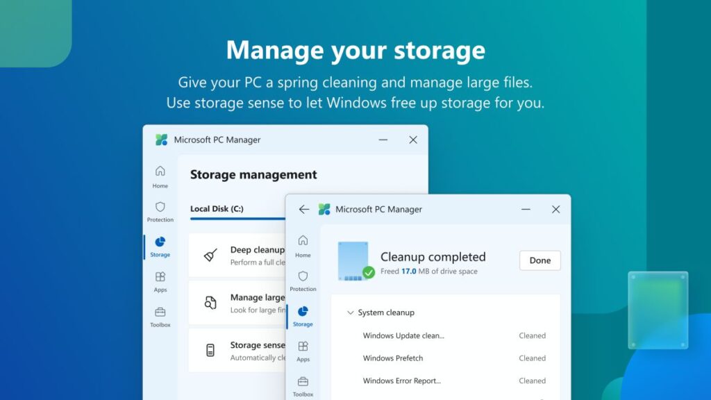 microsoft pc manager windows app