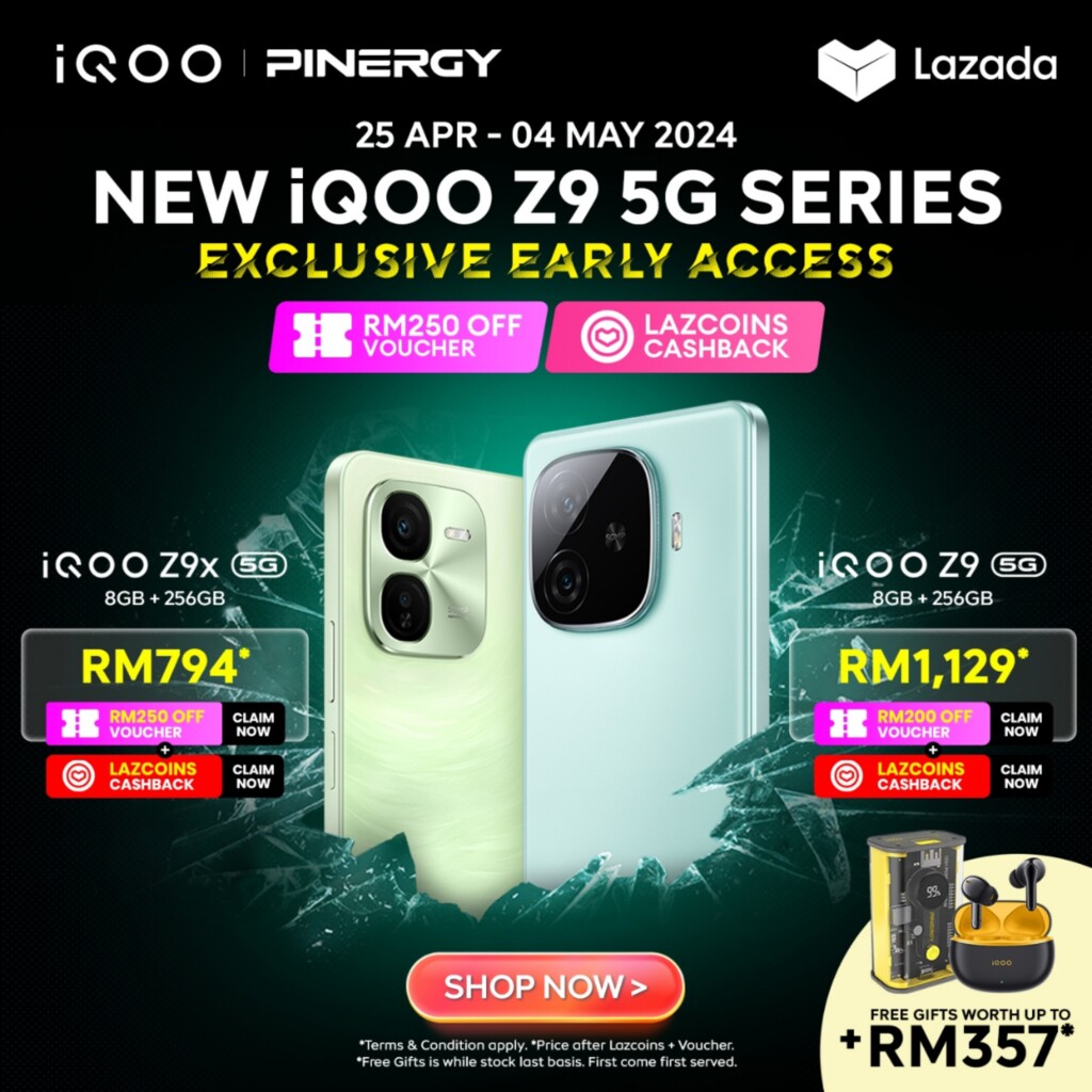 vivo iqoo z9 series pre-order Malaysia