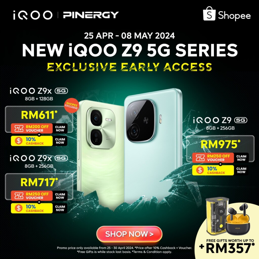 vivo iqoo z9 series pre-order Malaysia