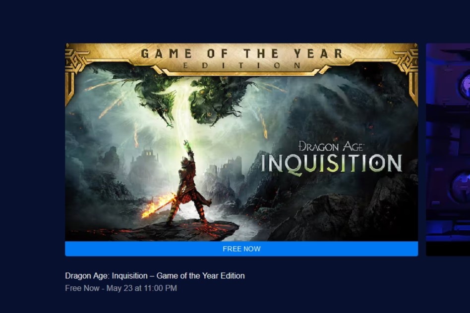 Dragon Age Inquisition free EGS