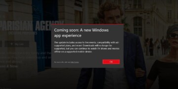 Netflix disable download Windows App