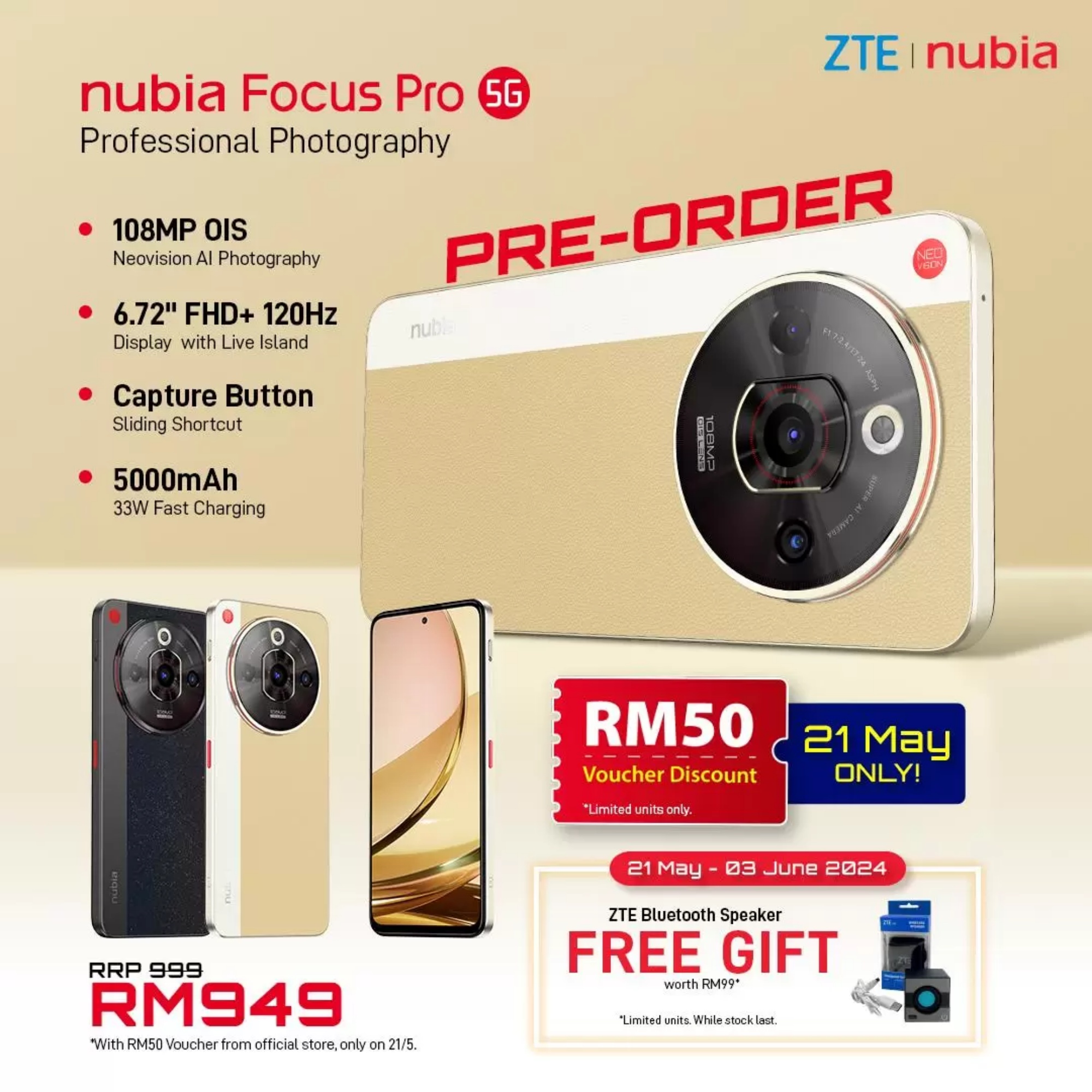 nubia_nubia focus pro 5g malaysia pre-order