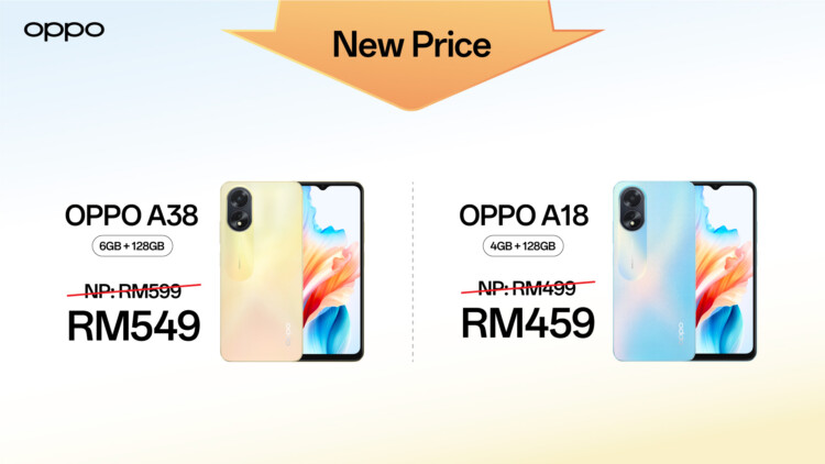 oppo a38 a18 price cut