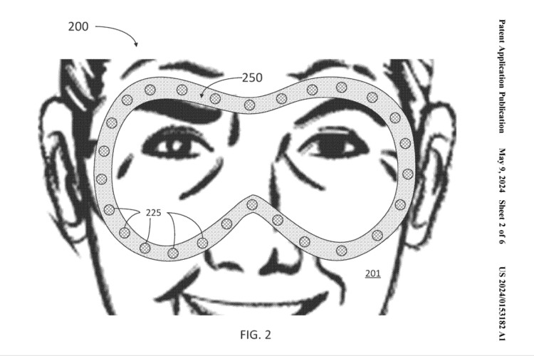 Meta headset patent