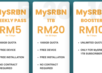 Sarawak MySRBN prepaid plans