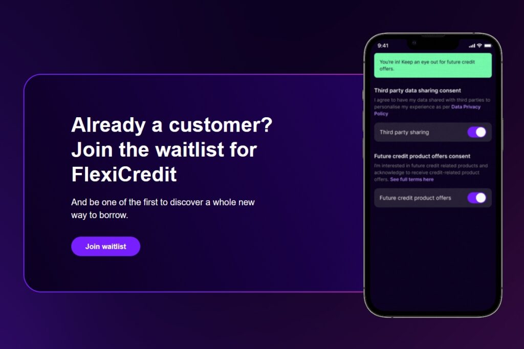 GXBank GX FlexiCredit opt in