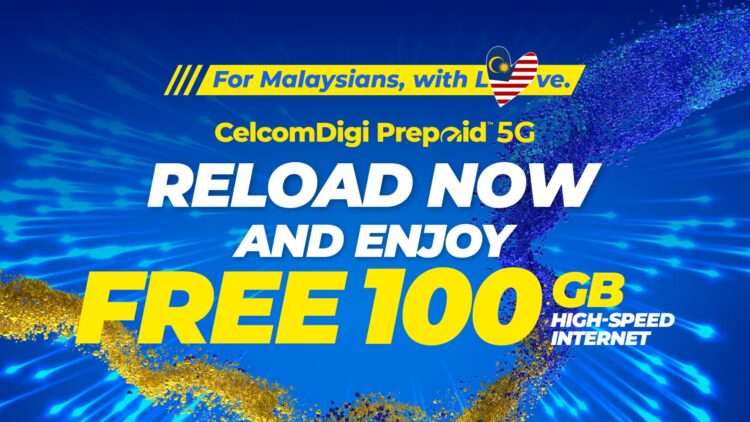 CelcomDigi prepaid 100GB