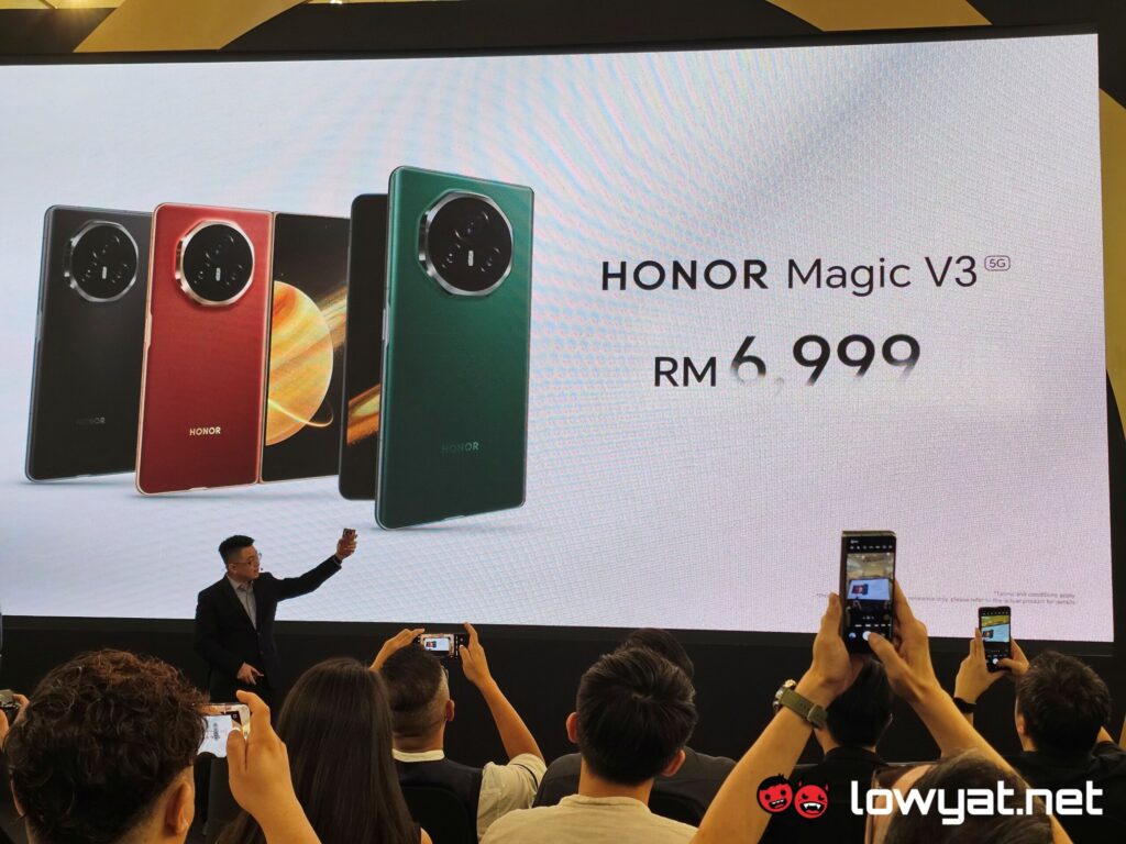 Honor Magic V3 在马来西亚推出；售价 RM6,999