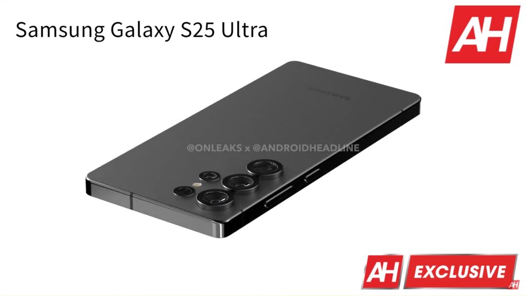 Samsung Galaxy S25 Ultra render