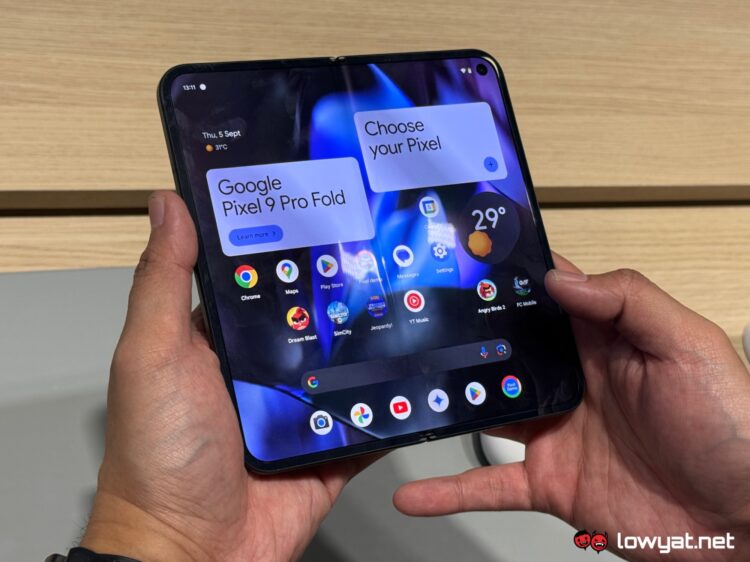 google pixel 9 pro fold hands on