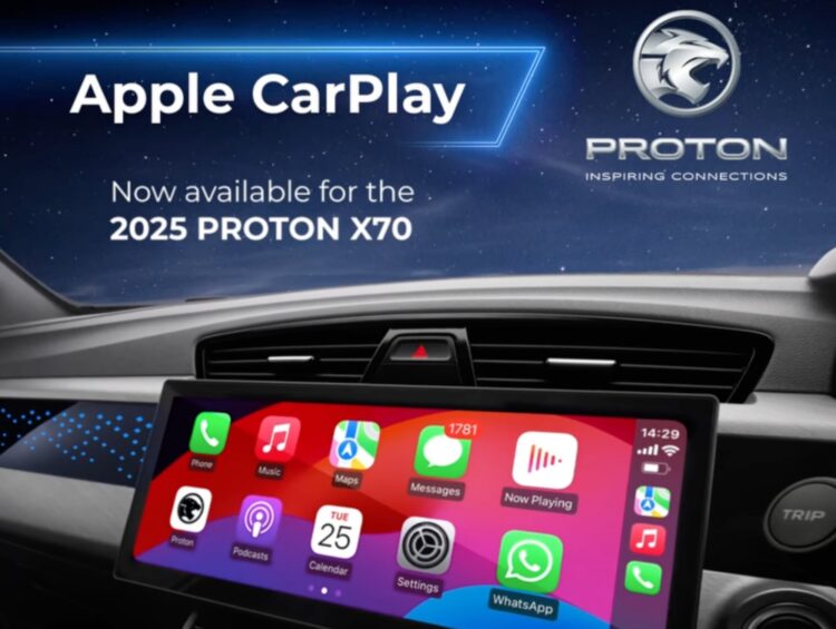 Apple CarPlay OTA update 2025 Proton X70