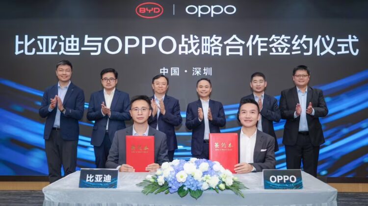 OPPO BYD partnership China