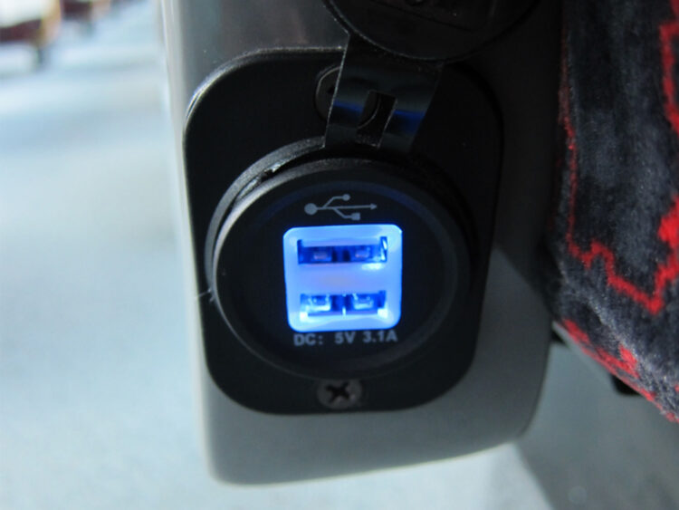 Express Buses Charging Socket