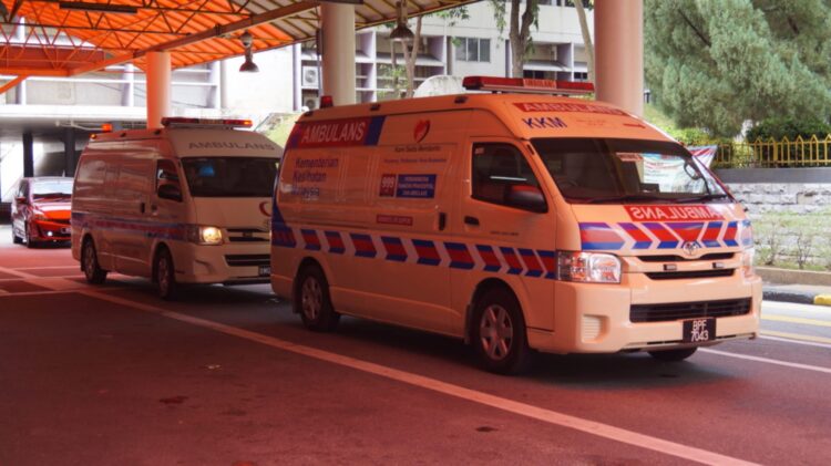 MOH ambulance hailing service app