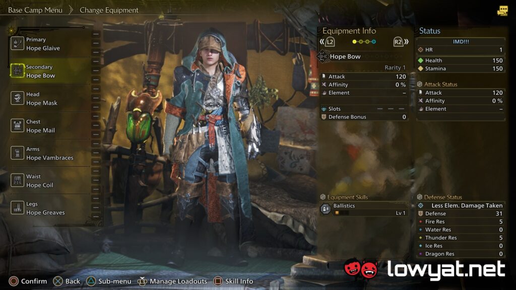 Monster Hunter Wilds beta gear