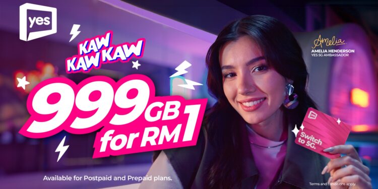 Yes 5G ter-paling kaw campaign