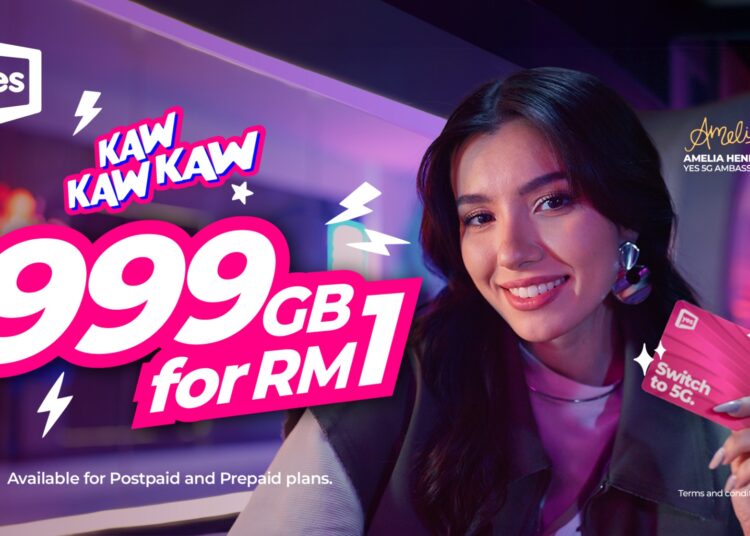 Yes 5G ter-paling kaw campaign