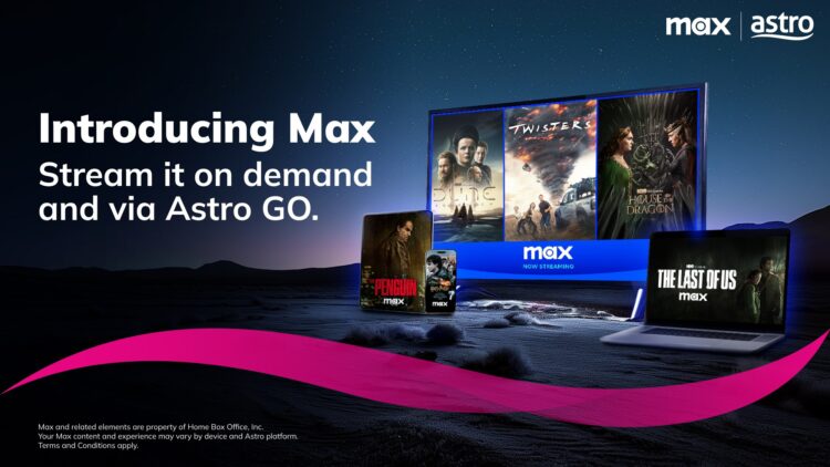 max now available via astro