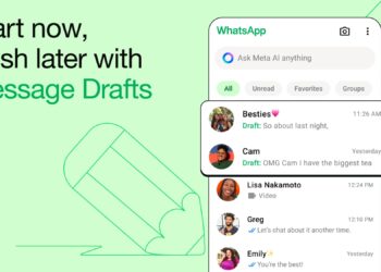 whatsapp adds Message Draft