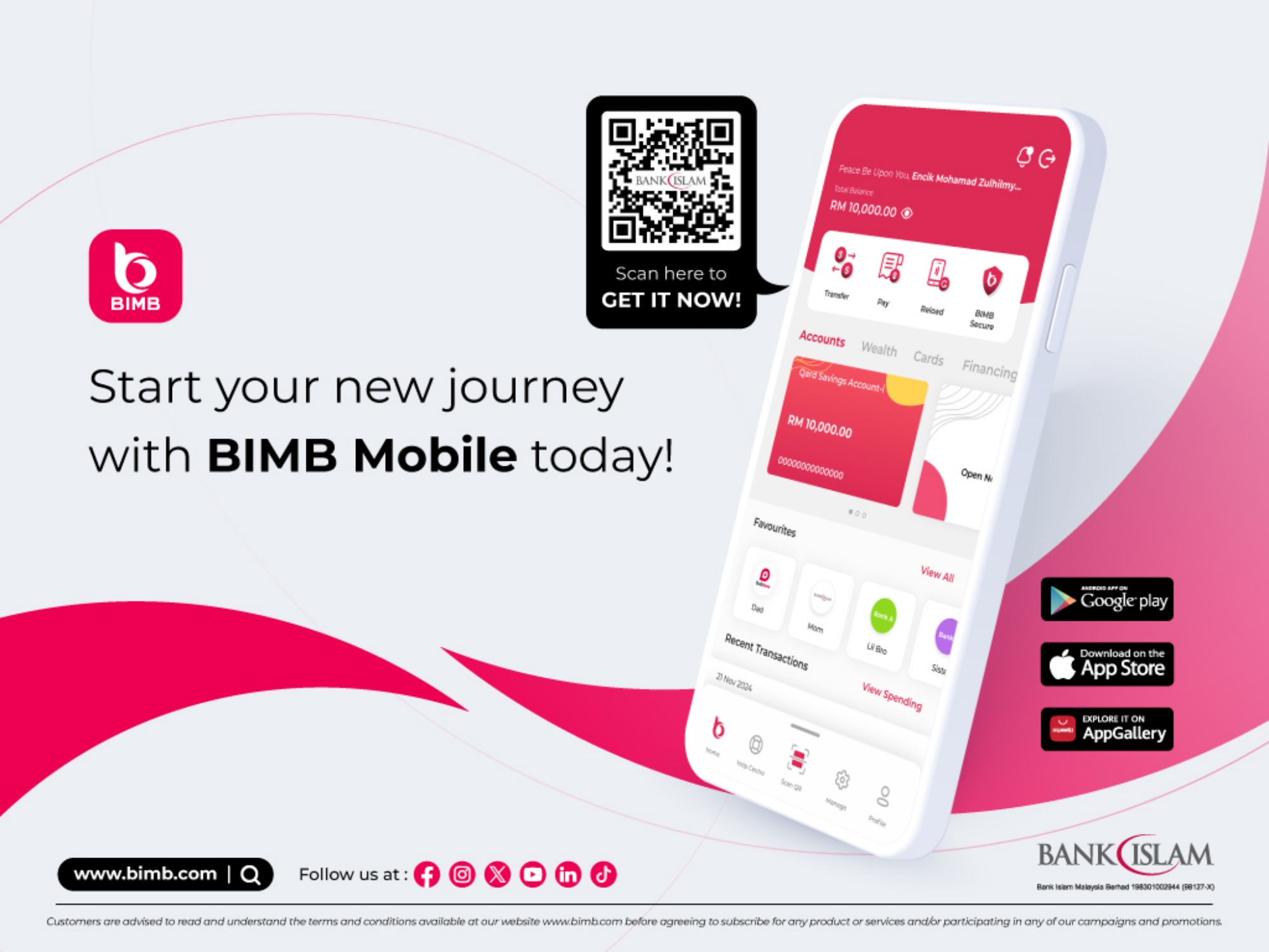 Bank Islam BIMB app