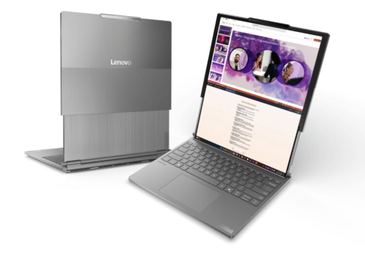 Lenovo laptop rollable display leak