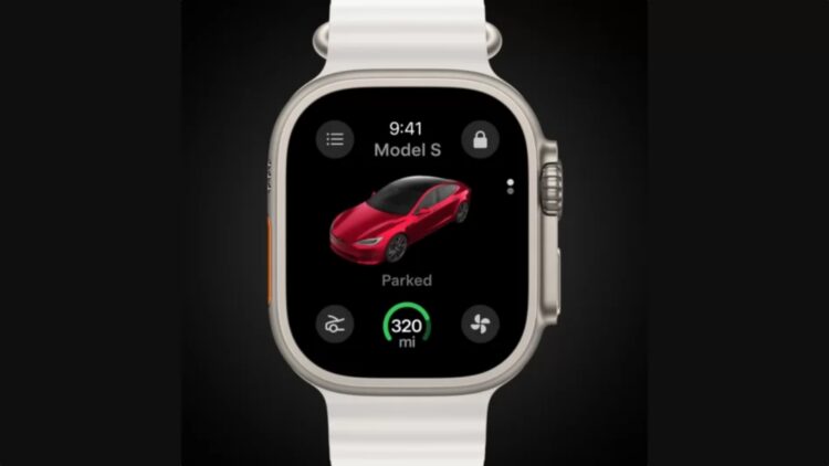 Tesla Announces Apple Watch app