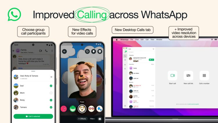 whatsapp latest update call improvements