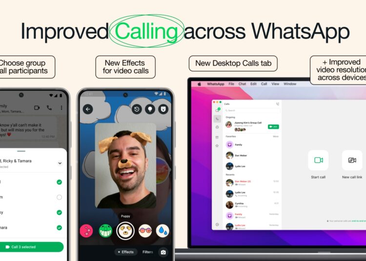 whatsapp latest update call improvements