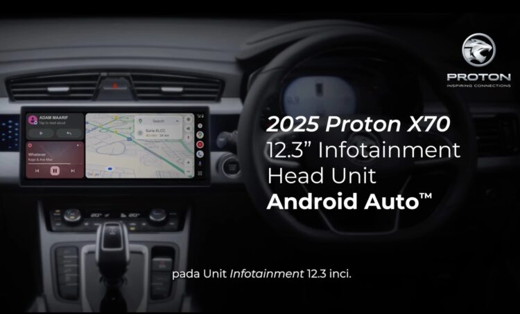 Android Auto arrives for the 2025 Proton X70