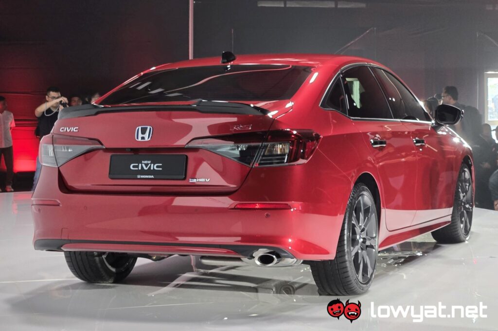 Honda Civic eHEV RS 2025 back