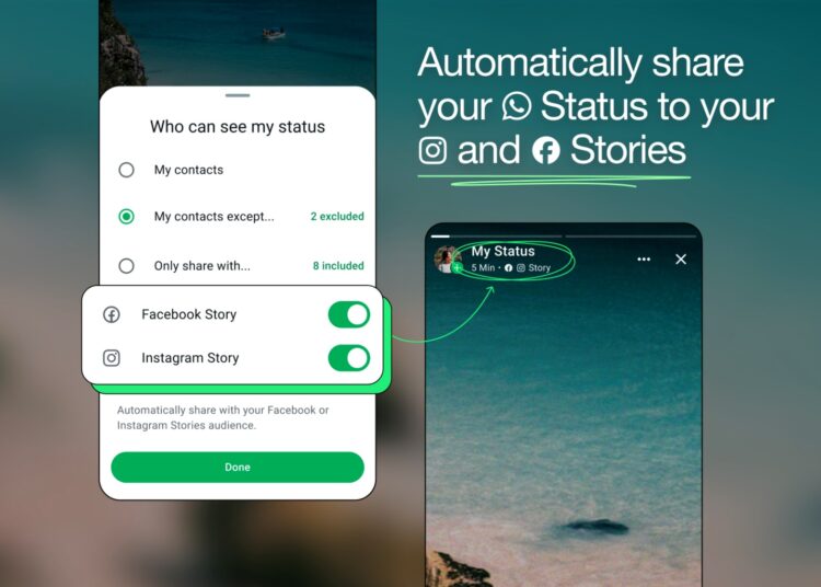 meta whatsapp accounts center update