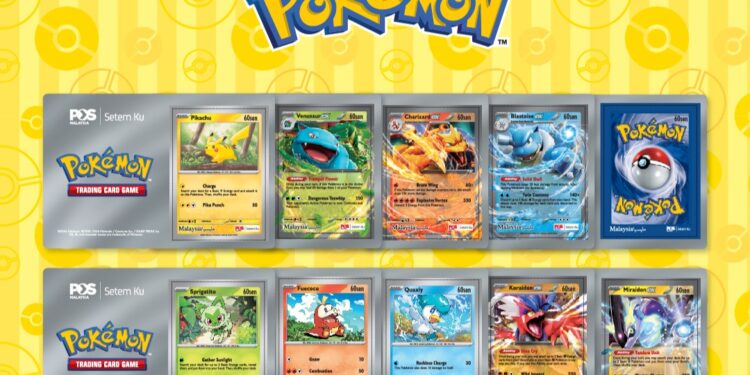 Pos Malaysia Pokemon stamps