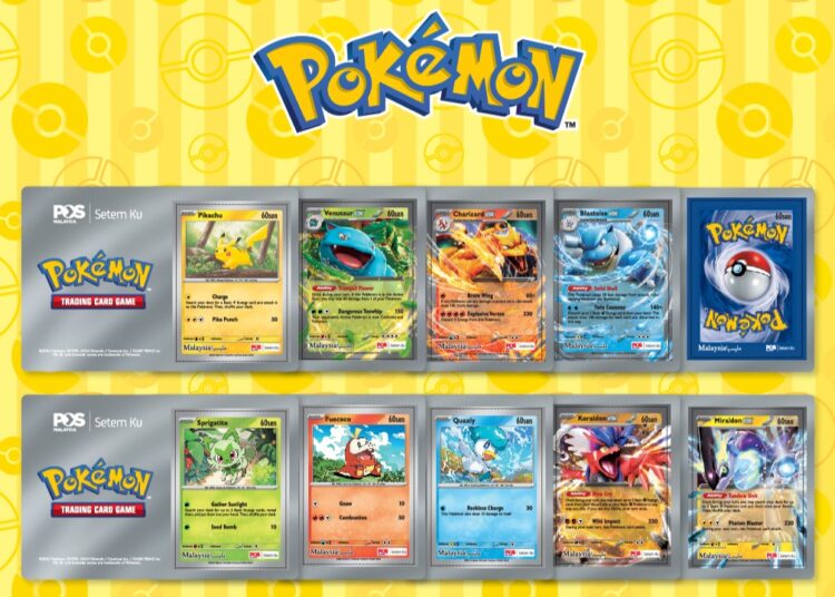 Pos Malaysia Pokemon stamps