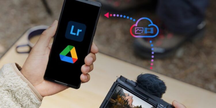 Sony Creators Cloud App direct transfer Google Drive Lightroom