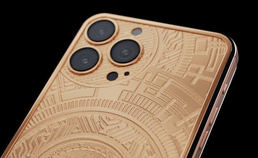 iPhone 16 Pro Bitcoin Edition closeup